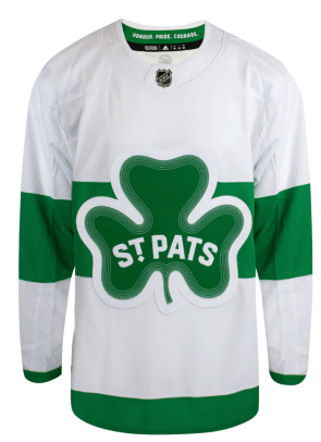 PHOTOS: Maple Leafs Unveil Brand New St. Pats Logo and Jersey Design ...