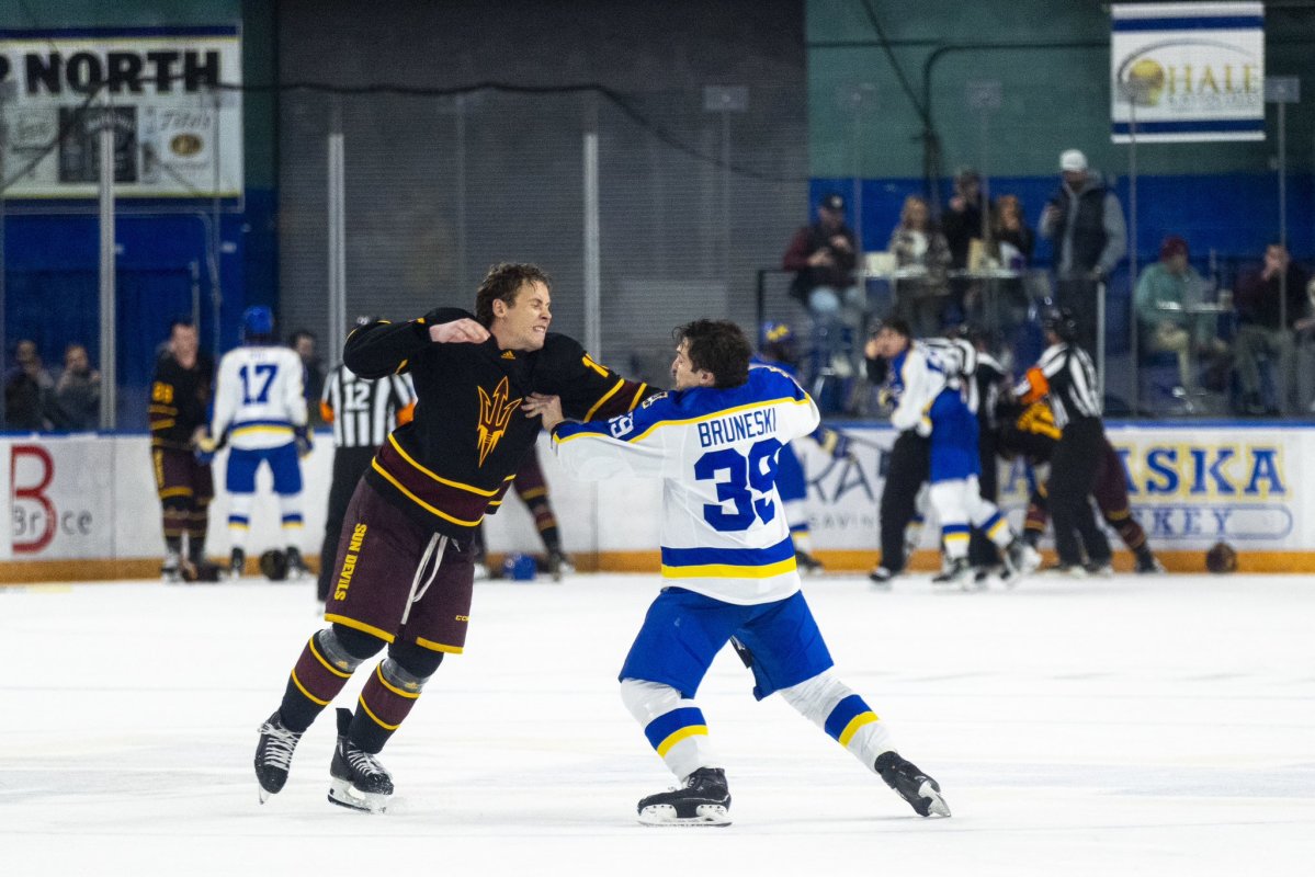 Chaotic Clash: Fight Erupts in UAF vs ASU Game with Nanooks Victorious 3-1