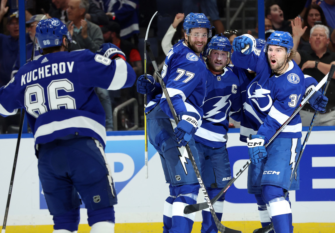 Lightning Star Has Iconic Goal Celly With Fan