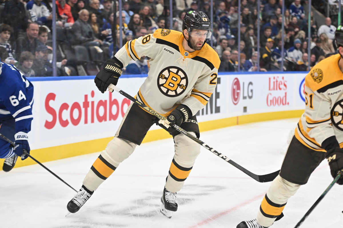 Boston Bruins Skaters Derek Forbort & Justin Brazeau Progressing in Injury Recovery, Game 5 Debut Likely