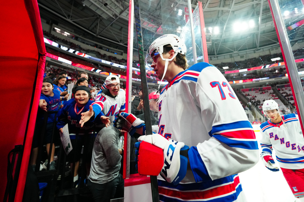 Rangers' Matt Rempe Impresses With Increased Ice Time In Game 2 Win ...