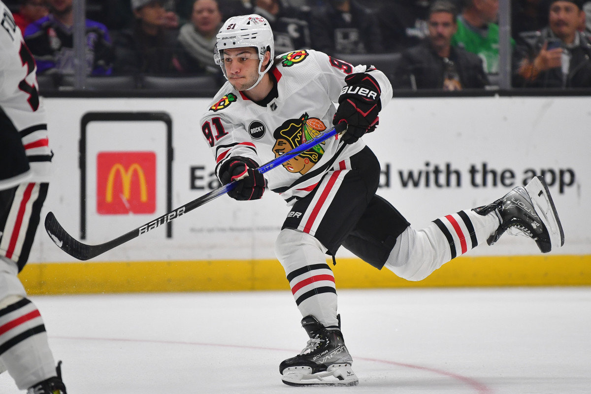 Chicago Blackhawks Prospect Frank Nazar Shines At Rookie Camp - BVM Sports