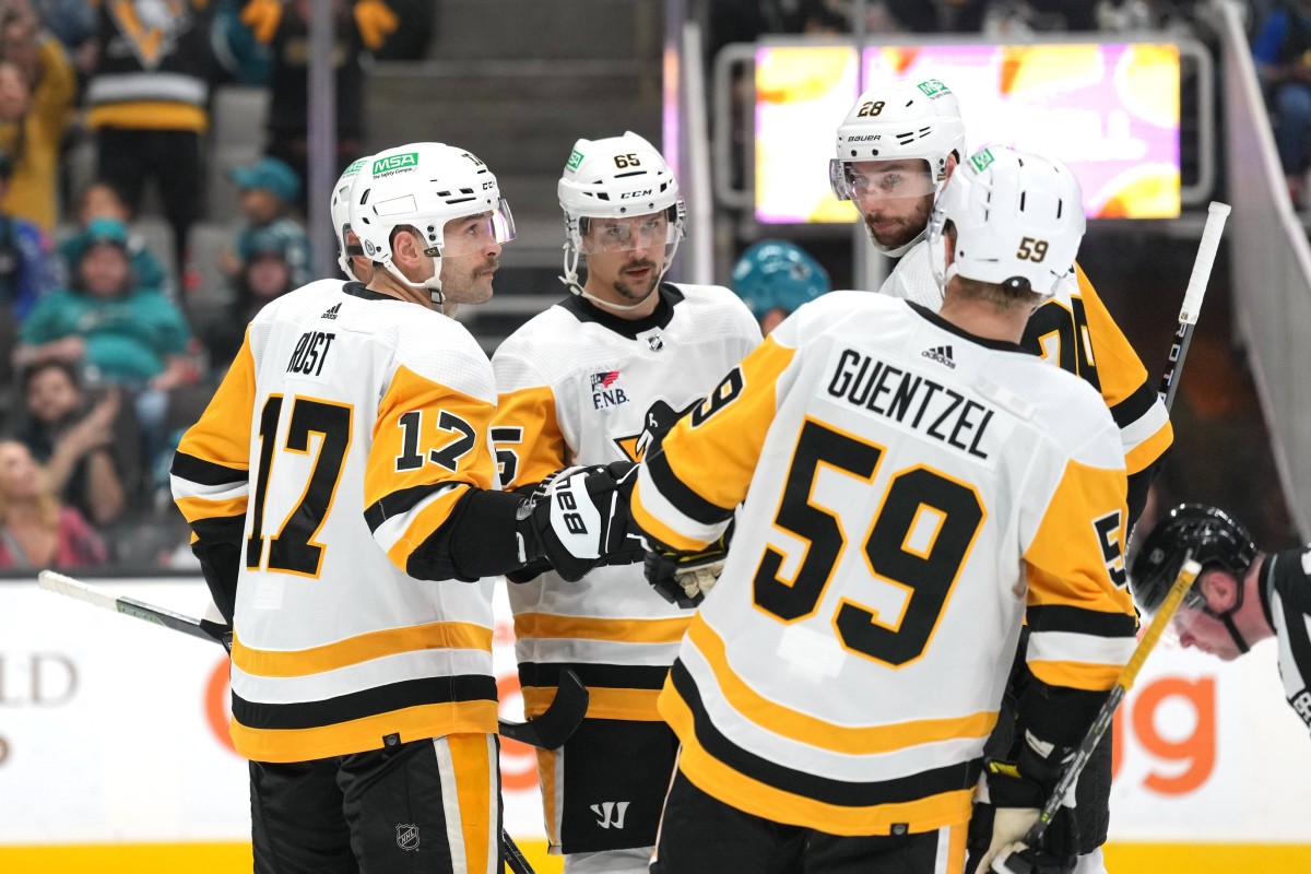 Pittsburgh Penguins secure a crucial win against San Jose Sharks on California road trip