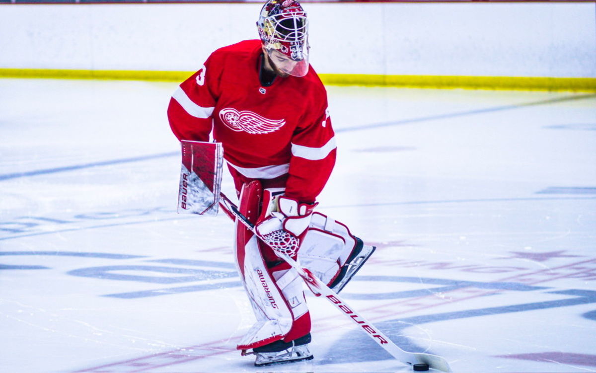 Red Wings Call Up Top Goalie Prospect Cossa Amid Injury Crisis - BVM Sports