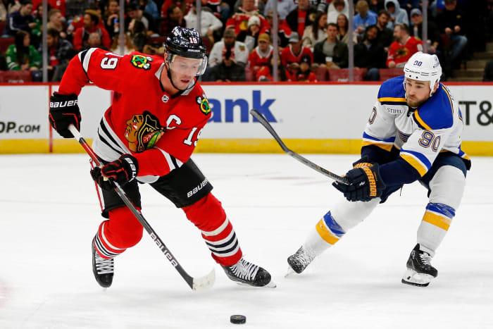 Jonathan Toews and Ryan O'Reilly