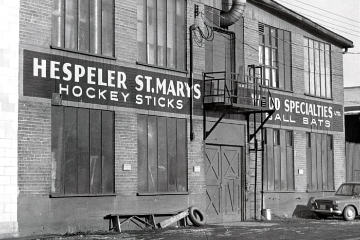 Hespeler-St. Mary's Hockey Sticks building