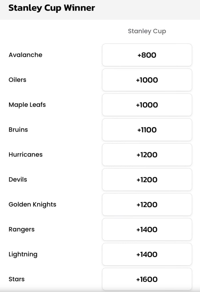 The 2024 Stanley Cup Winner odds are out! The Hockey News Betting