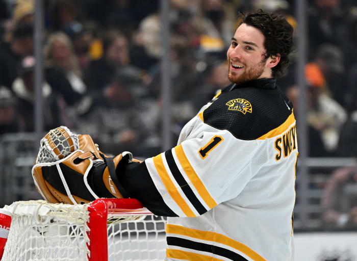 Boston Bruins' Jeremy Swayman Awarded One-Year Deal After Arbitration ...