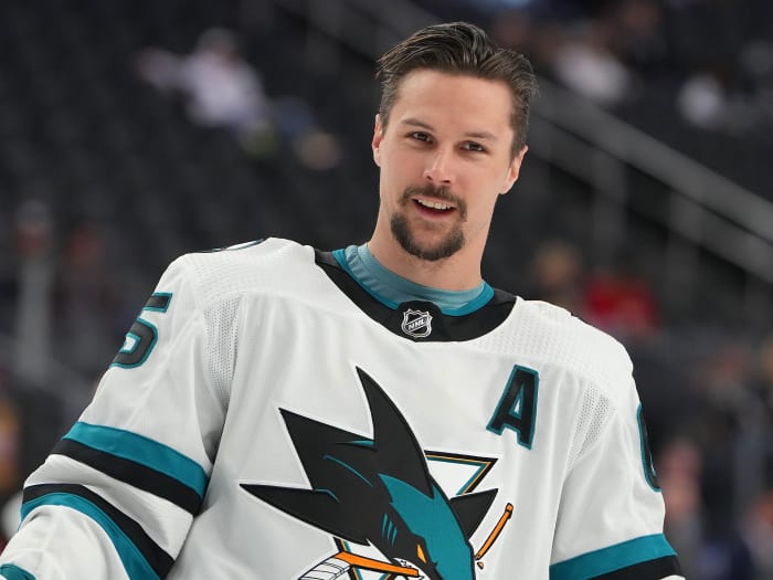 BREAKING: SHARKS TRADE ERIK KARLSSON - The Hockey News San Jose Sharks ...