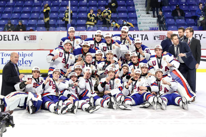 Hagens And Eiserman Dazzle as USA Wins World U-17 Gold - The Hockey News