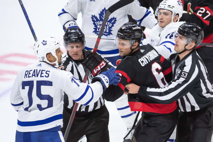 Opinion: Maple Leafs' Reaves Says 'Make Hockey Violent Again,' But The ...