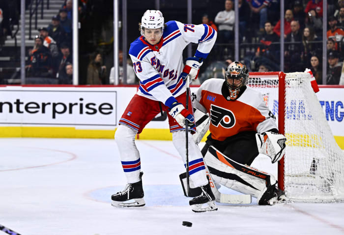 Rempe Scores His First NHL Goal; After Already Dropping His Gloves In ...