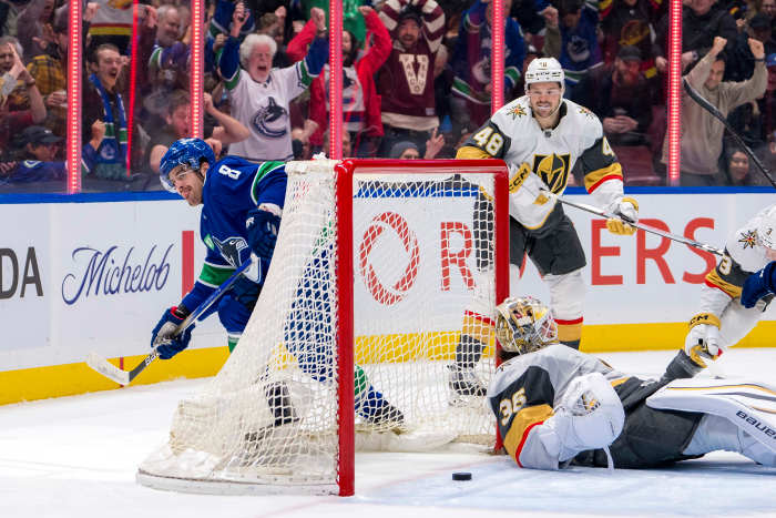 Canucks Celebrate Multiple Milestones In Victory Over The Vegas Golden ...