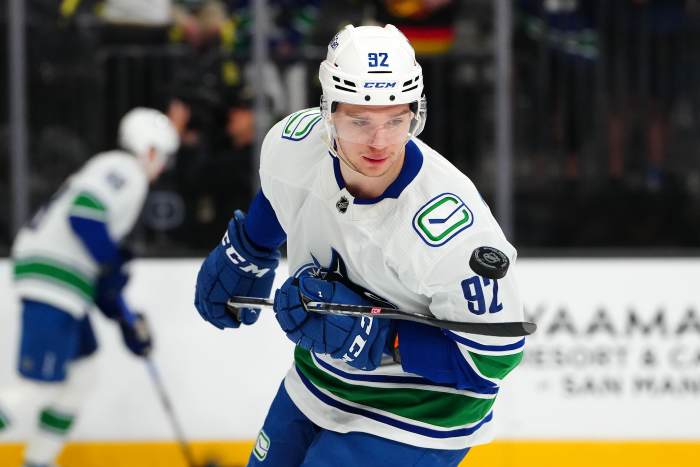 Canucks Forward Projects To Make Playoff Debut In Game 5 Against Oilers ...