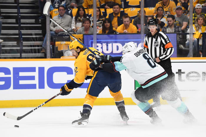 Predators - 3, Kraken - 0: Gustav Nyquist Scores First Predators Goal ...