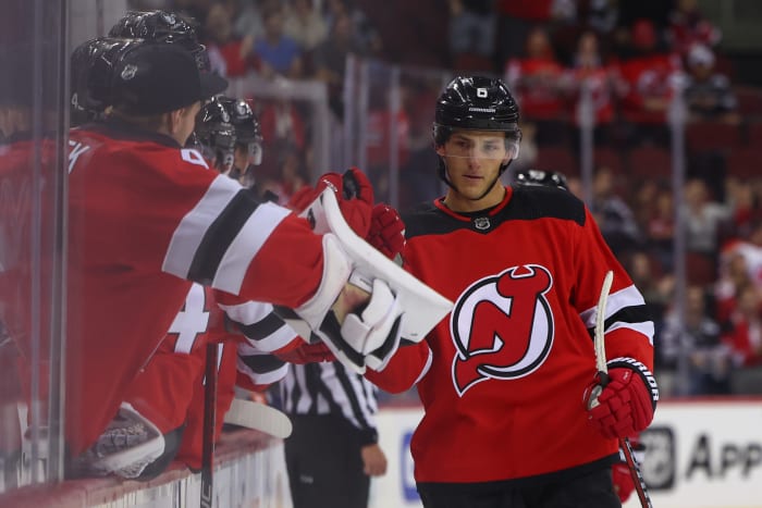 Devils’ John Marino Talks NHL Ups & Downs Ahead of 300th Career Game ...