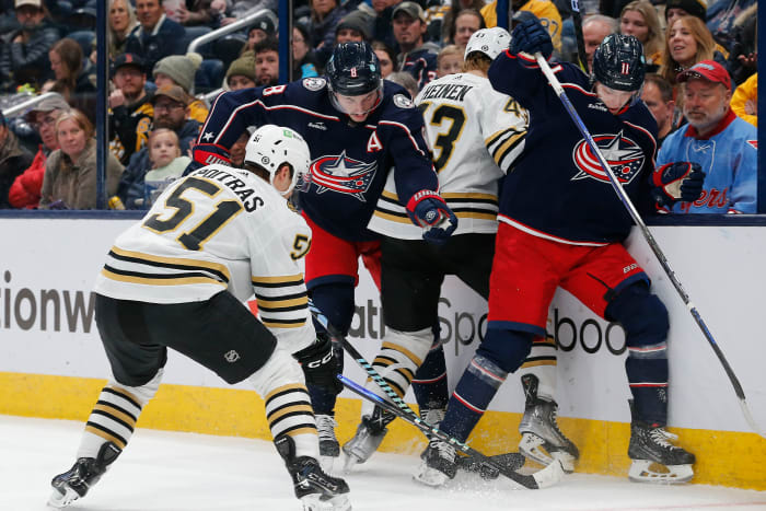 Boston Bruins Continue to Spiral in 5-2 Loss Against Columbus Blue ...