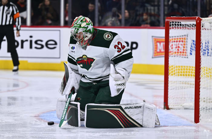 Wild lose Gustavsson and Kaprizov to injuries in Winnipeg - The Hockey ...