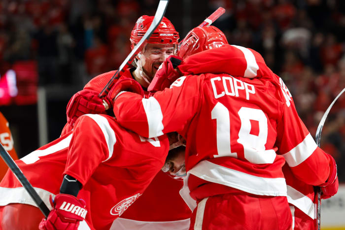 Red Wings 3, Flyers 0: 