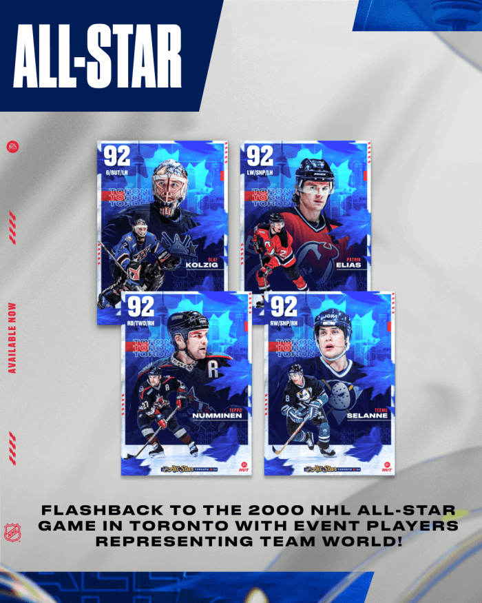 New NHL 24 AllStar cards in HUT The Hockey News Gaming News