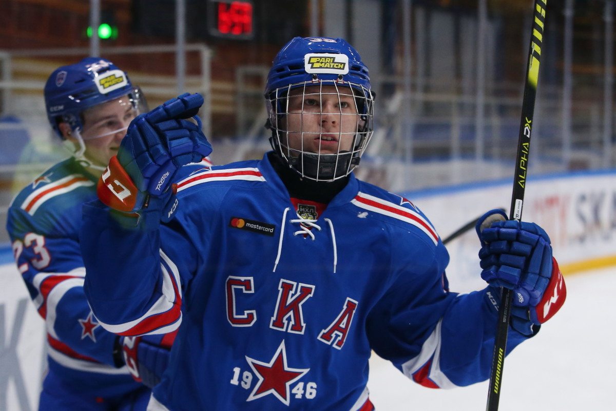 Matvei Michkov. Photo courtesy SKA Ice Hockey Club.