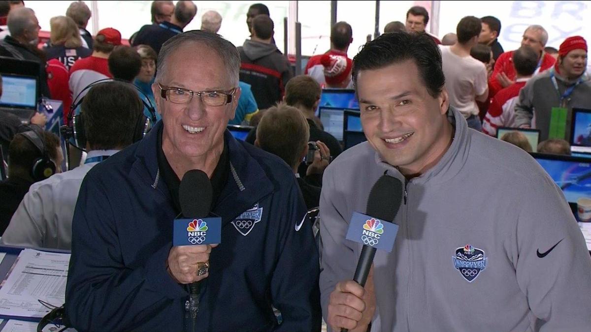 Doc Emrick (left) and Eddie Olczyk/NBC Sports