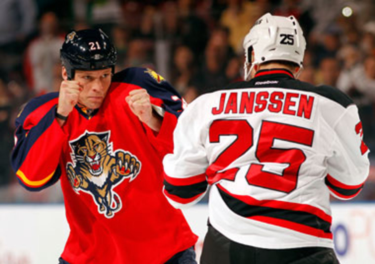 New Jersey Devils forward Cam Janssen believes removing fighting from junior hockey could hurt future NHLers.