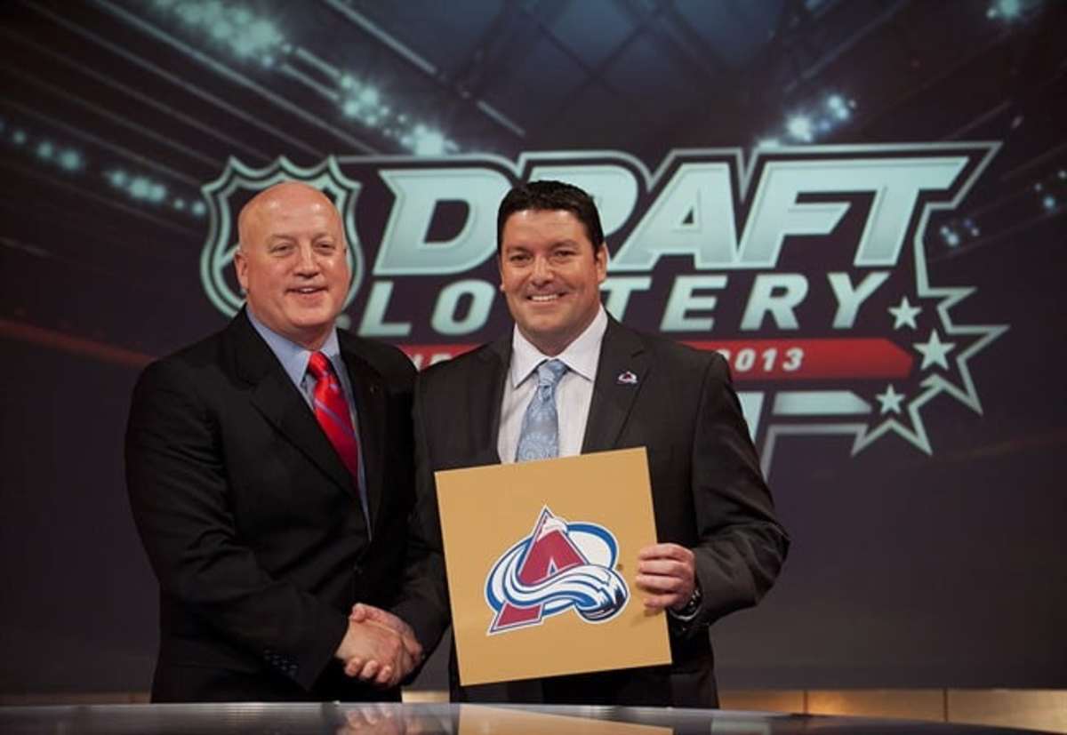 Colorado Avalanche win lottery for first overall pick in NHL draft