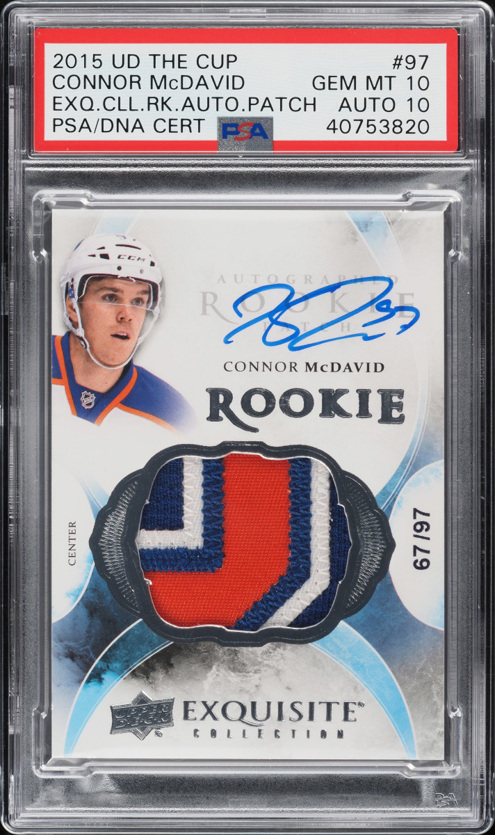2015 The Cup Exquisite Collection Connor McDavid