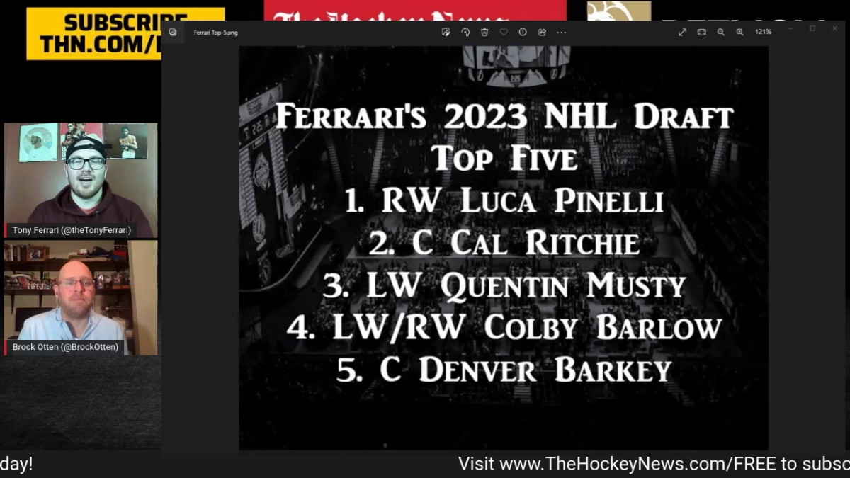 2023 NHL Draft Rankings: Baracchini's Way Too Early Top 15