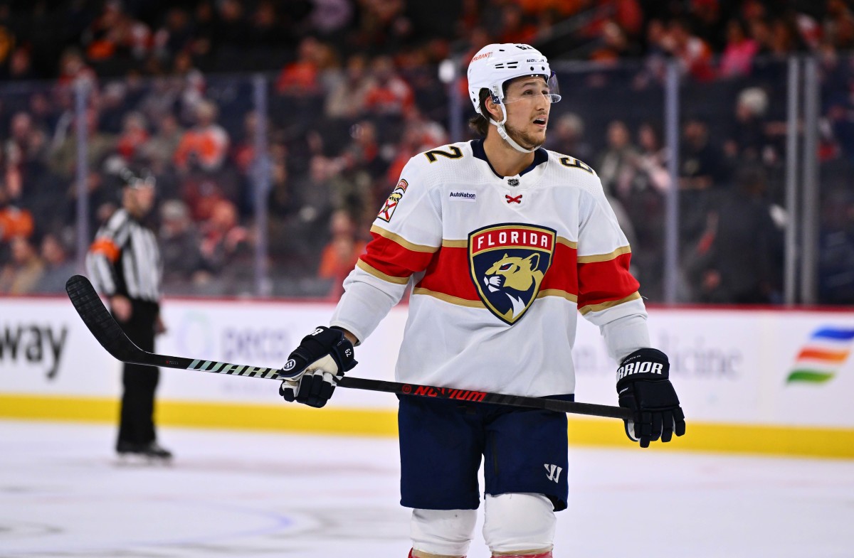 Gus Forsling Enjoying Being the Florida Panthers No. 1 D-Man