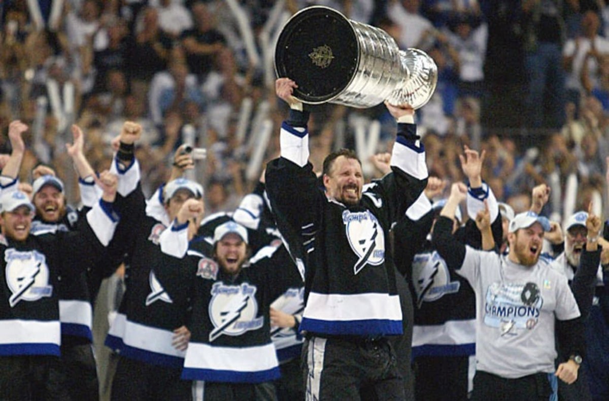 This Day in History: 4/21/96, On this day in '96, the Tampa Bay Lightning  hosted their first #StanleyCup Playoff game in franchise history! ⚡️, By  NHL