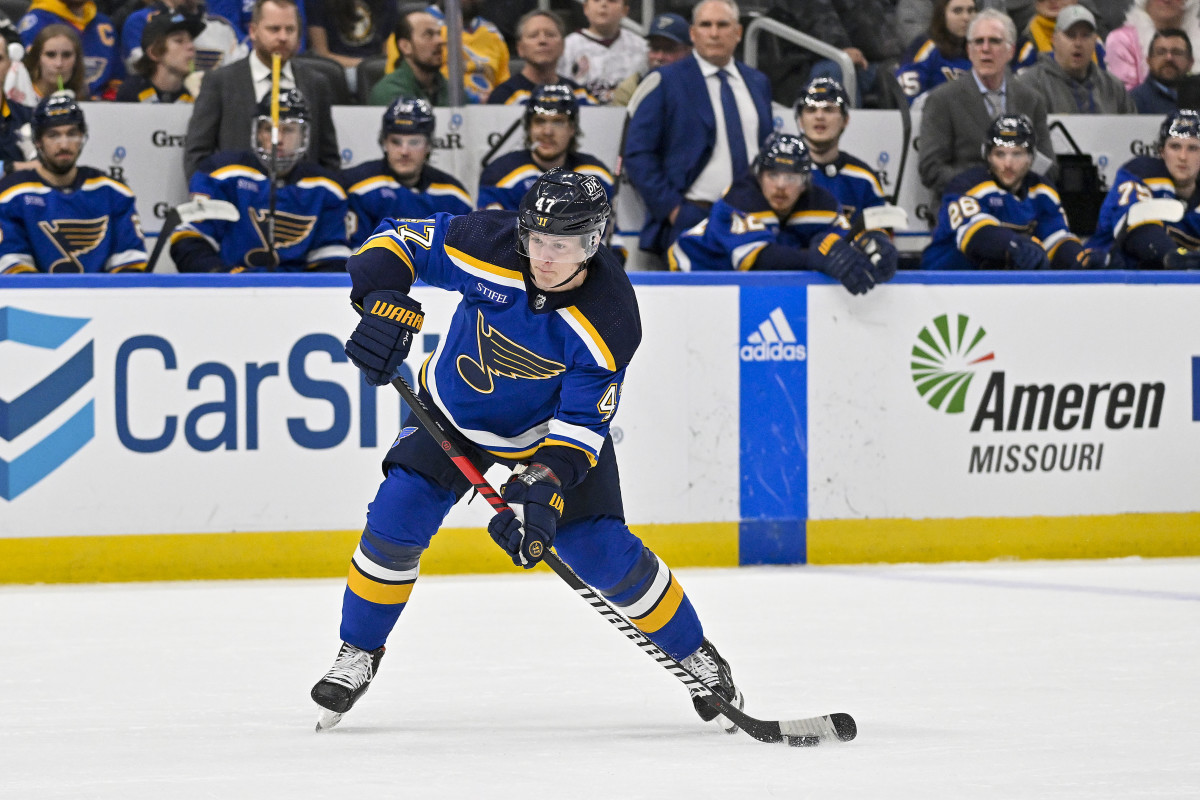 It is believed the Blues want defenseman Torey Krug to waive his no-trade clause for a move to the Philadelphia Flyers, and he had not done so as of Saturday night.