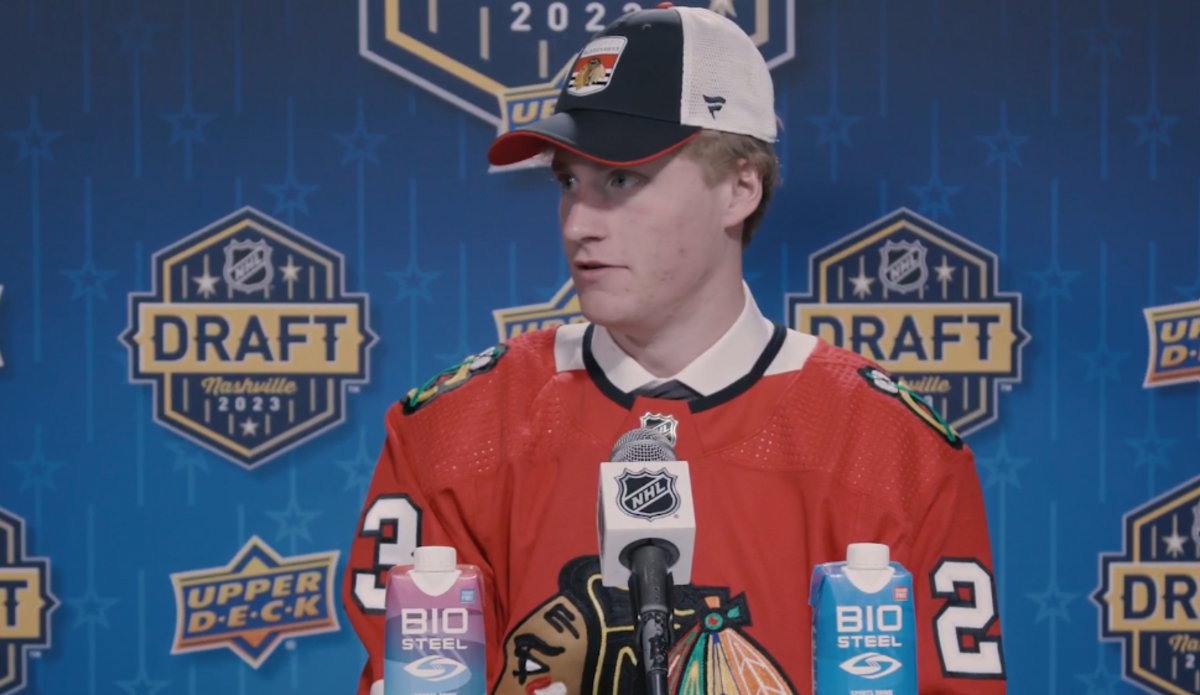 Blackhawks draft Connor Bedard and Oliver Moore in 1st Round of 2023 NHL  Draft