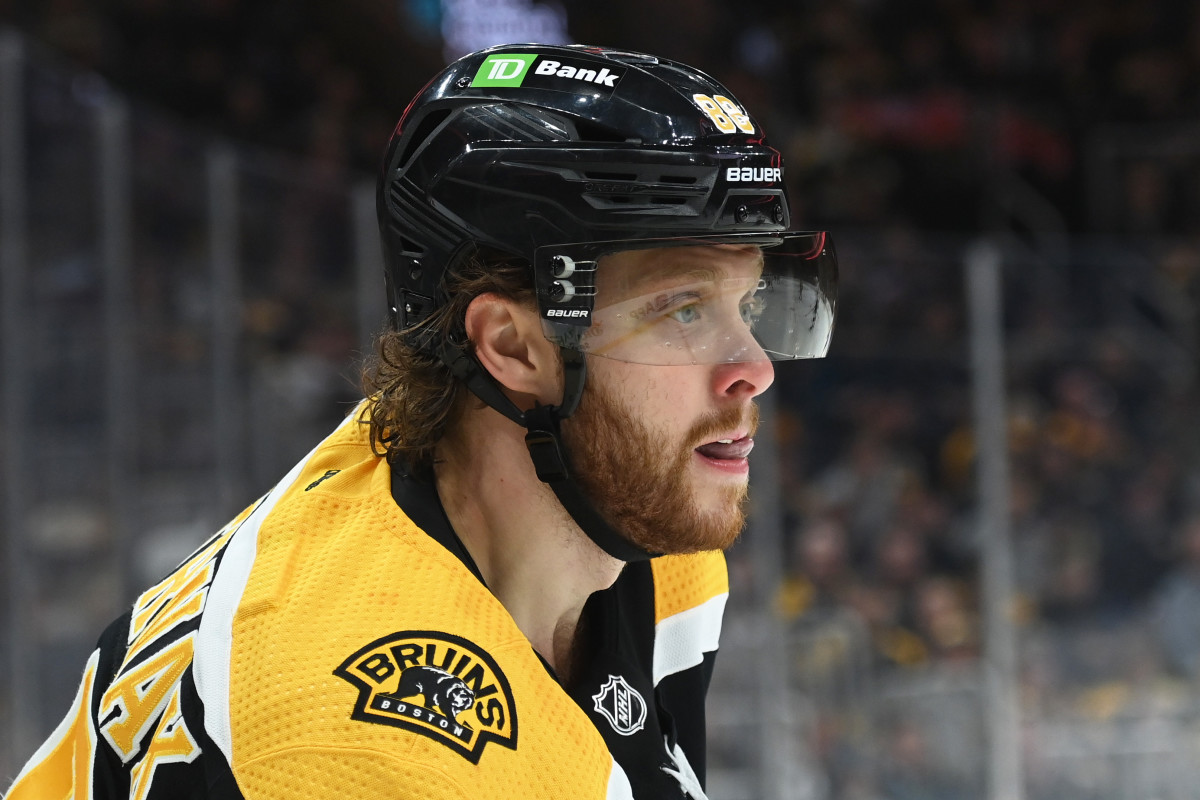 Stylish Bruin David Pastrnak is one of the NHL's brightest
