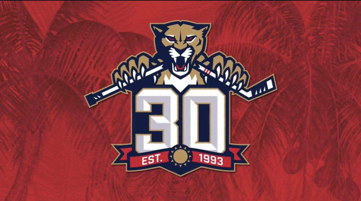 Panthers unveil special logo for 30th anniversary season - The Hockey News  Florida Panthers News, Analysis and More