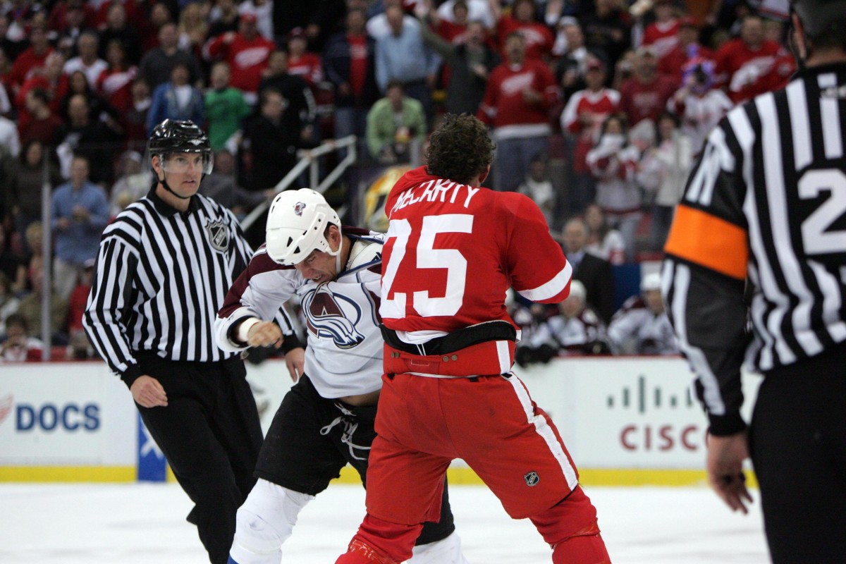 Top Five Enforcers in Red Wings' History - The Hockey News Detroit Red News, and More