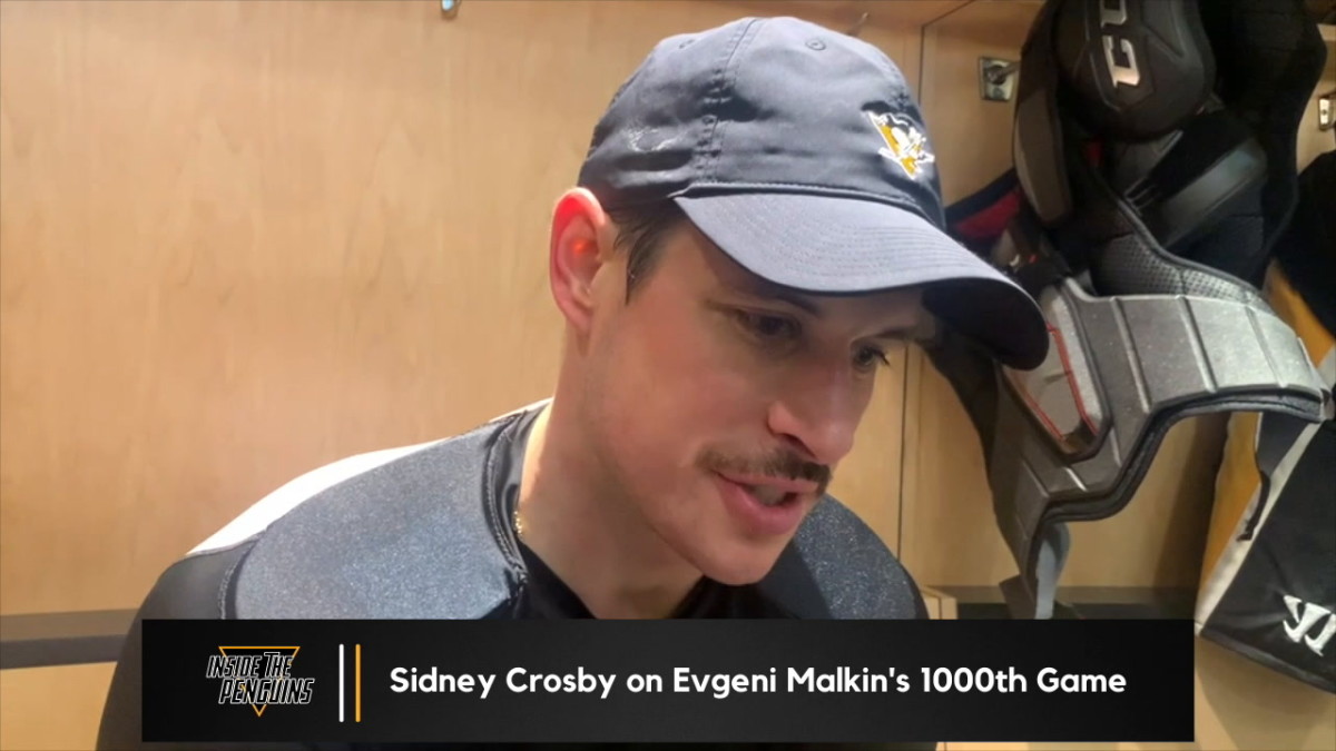 NHL on X: 1000 for Geno! Evgeni Malkin joins Sidney Crosby as the only  other player to suit up in 1000 games in a @penguins jersey! 🐧   / X