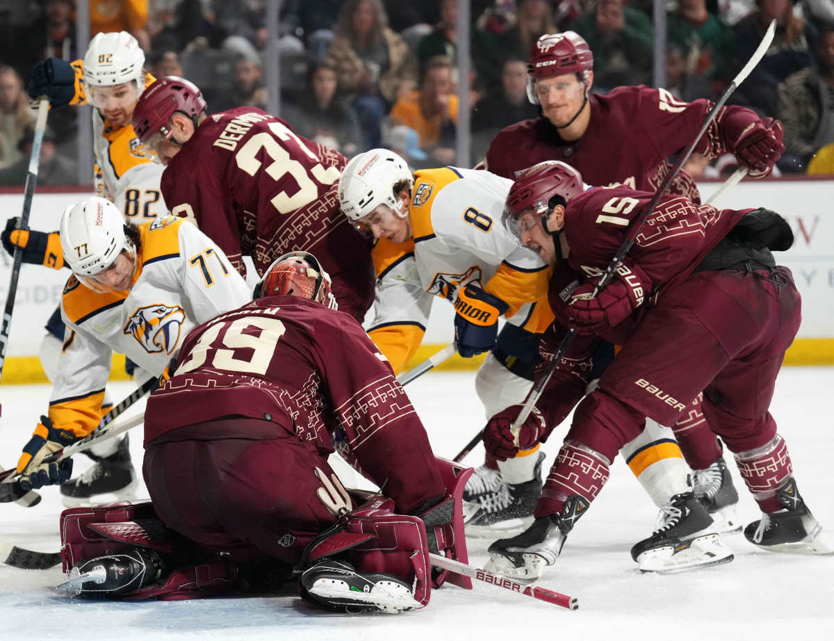 Coyotes Projected Lineup, Notable Storylines Against Nashville ...