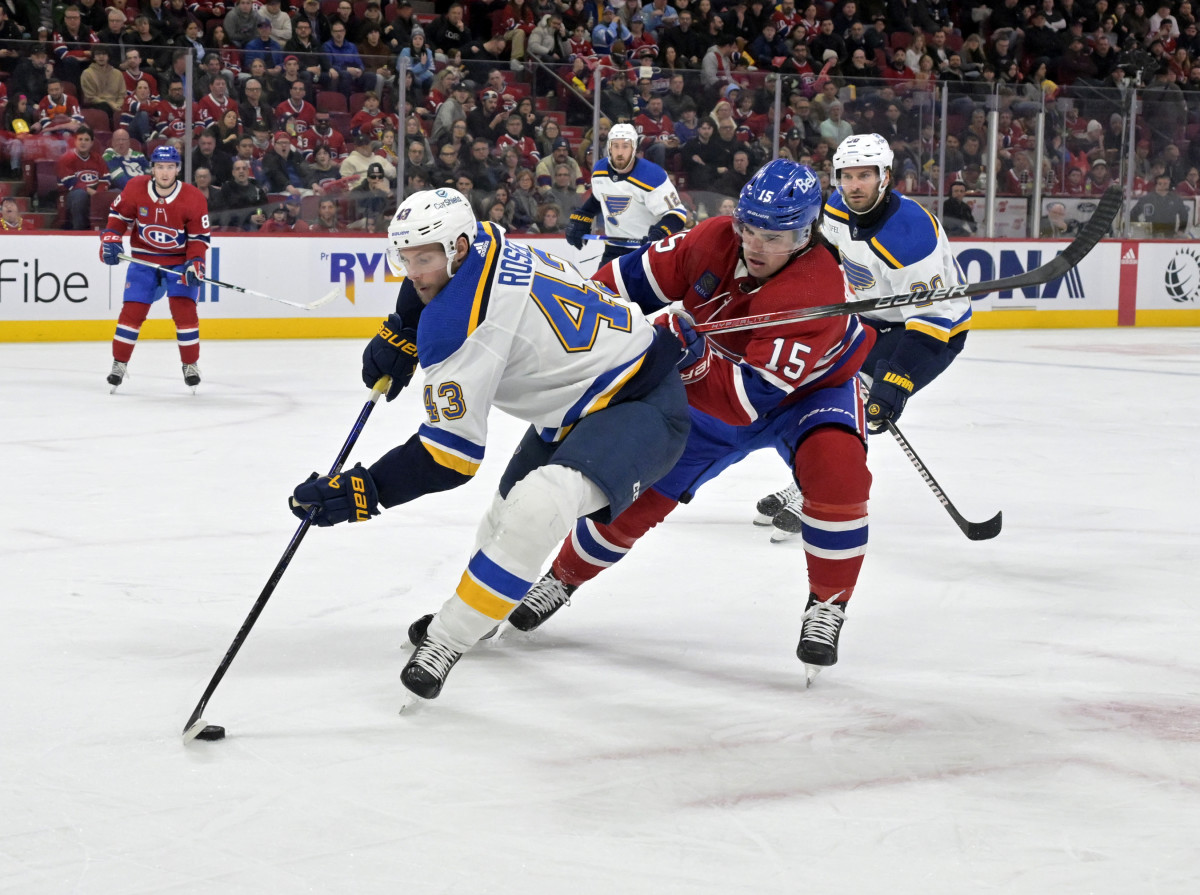 Three period takeaways from Blues 7 2 win against Canadiens The