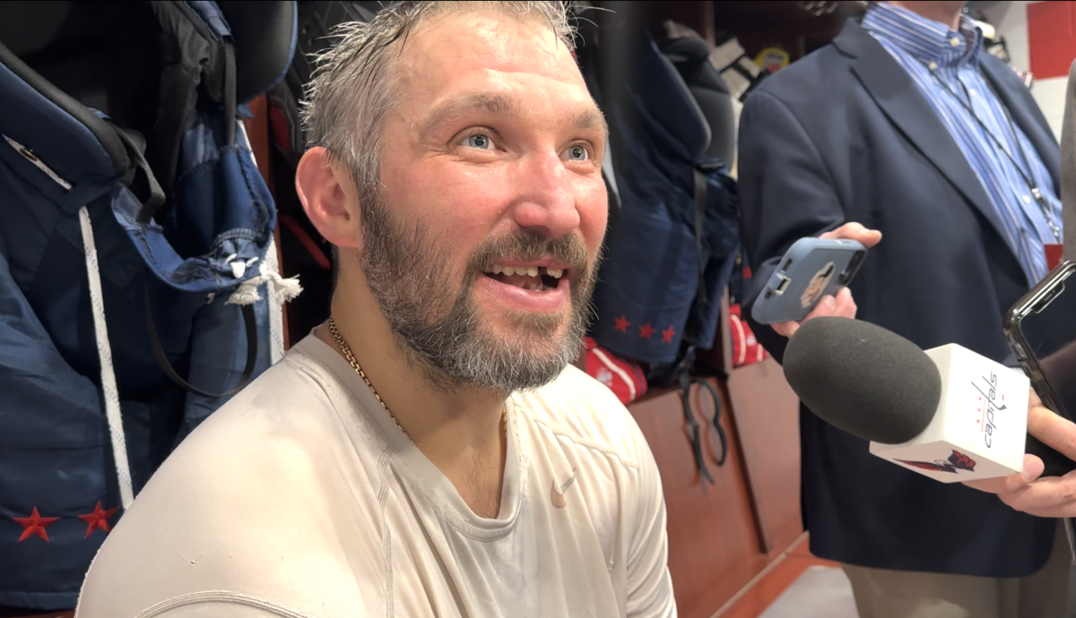 Live From The Locker Room: Ovechkin Calls Win An Important Step For ...