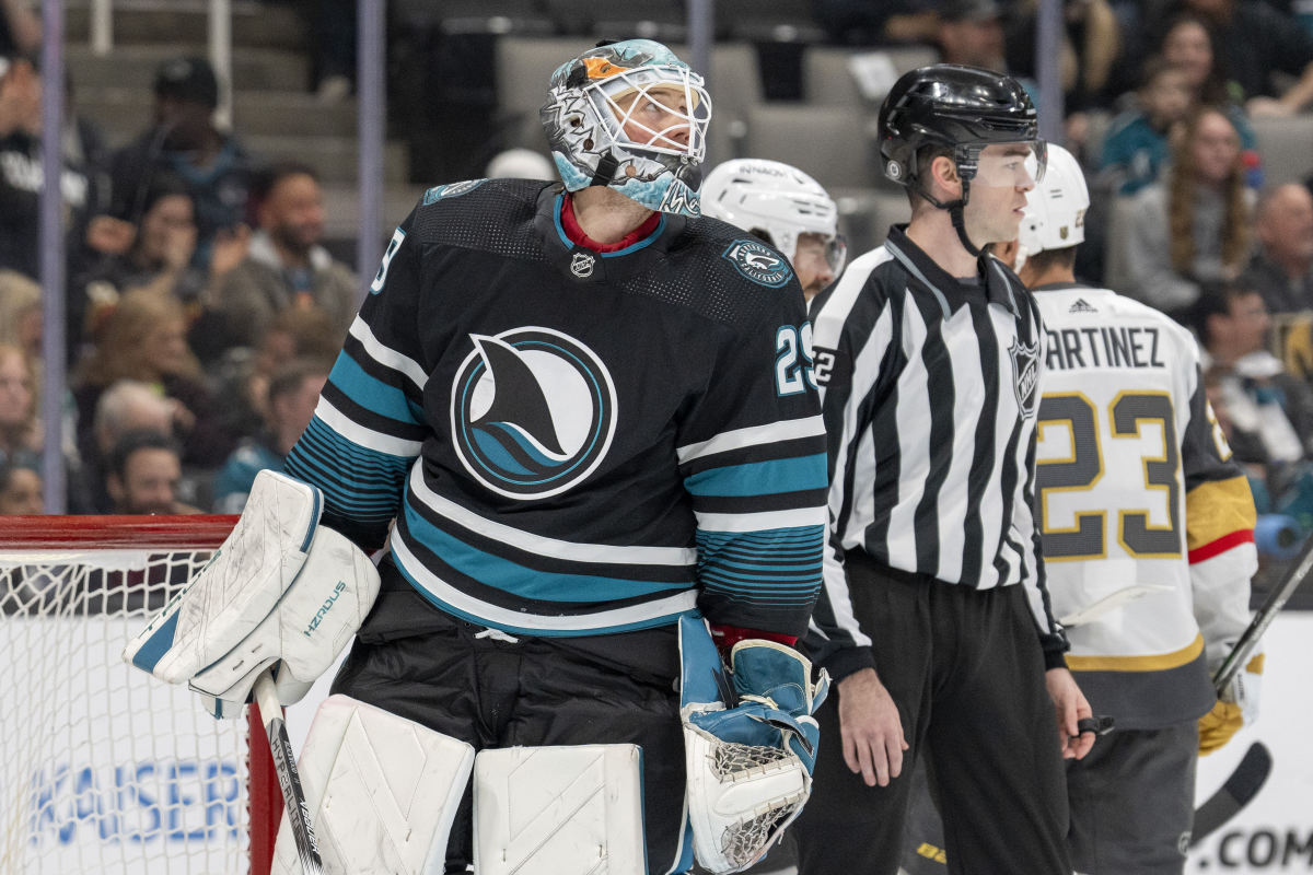 Sharks Place Injured Goalie On IR; How Does Blackwood's Injury Impact ...