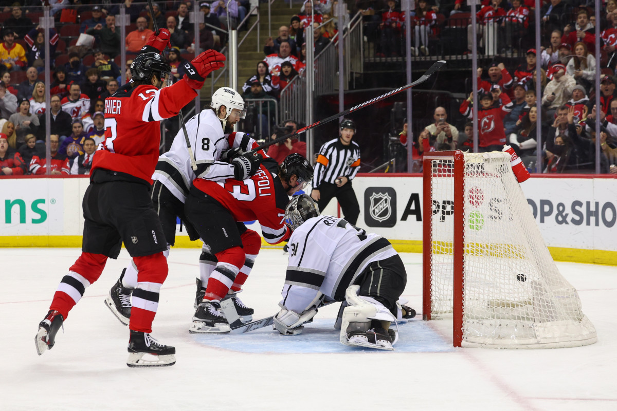 New jersey devils hockey score sale