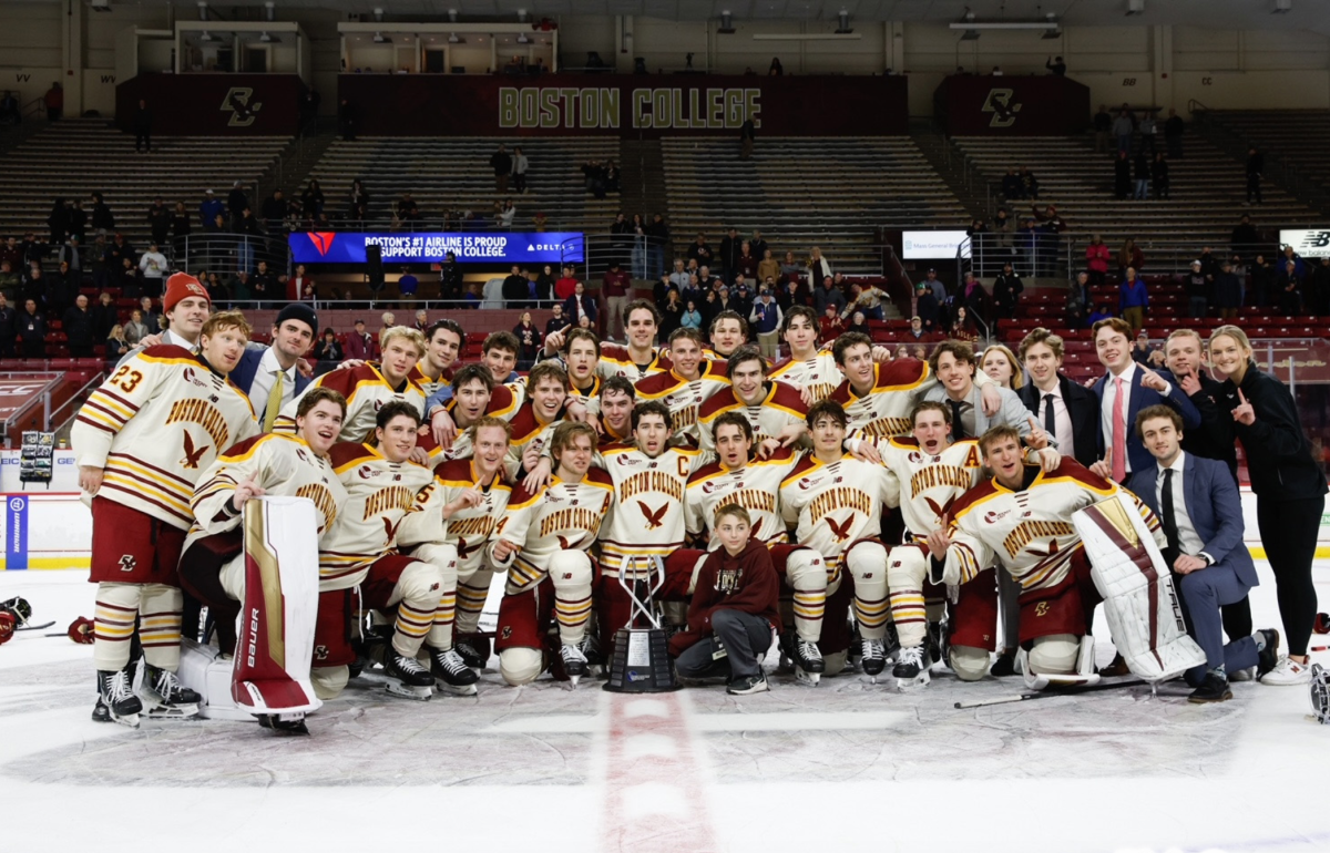 Boston College wins regular season Hockey East title - The Hockey News NCAA