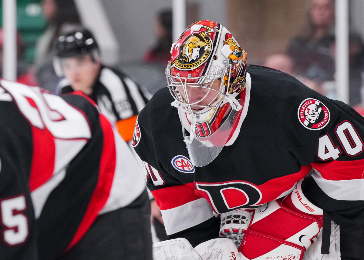 Mads Sogaard Becomes the Winningest Goaltender in Belleville Senators  History - The Hockey News American Hockey League