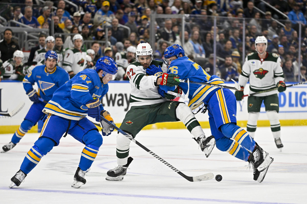 Wild-Blues takeaways: Despite giving point to Minnesota, St. Louis played a  masterful game, pull out 3-2 shootout win behind strong play from Schenn,  Kyrou, Parayko leading way - The Hockey News St.