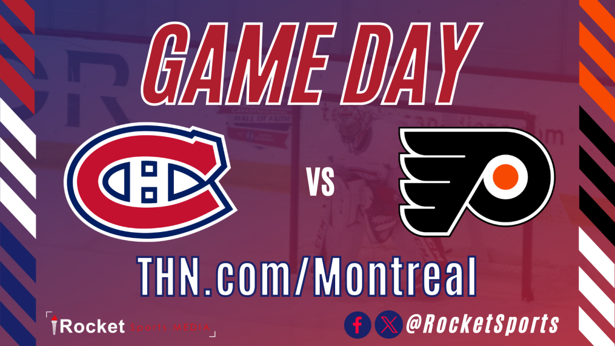 GAME DAY: Montreal Canadiens vs Philadelphia Flyers