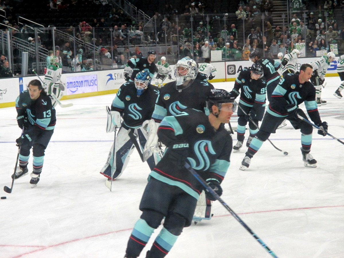 Kraken Vs. Stars 1st Period Recap - The Hockey News Seattle Kraken News ...