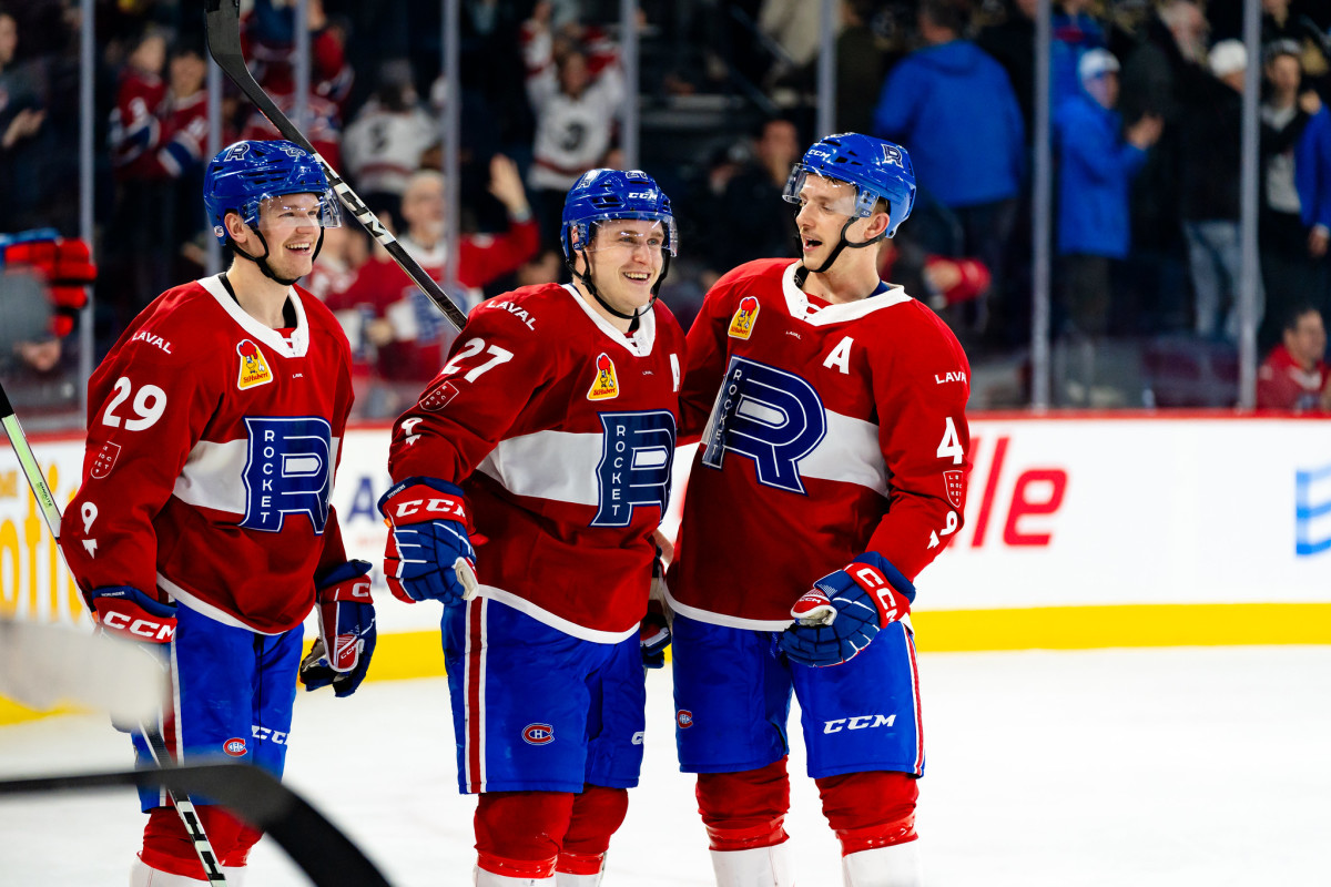 Stephens Scores Hat Trick, Rocket Win | SPR @ LAV - The Hockey News  Montreal Canadiens News, Analysis, and More