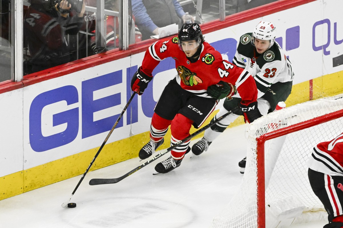 Blackhawks Send Top Defenseman Prospect Wyatt Kaiser Back To AHL Rockford -  The Chicago Blackhawks News, Analysis and More